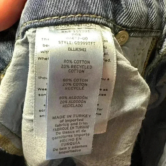 Good American Style Good Boy Jeans 32" Inseam Size 4 - Picture 7 of 7